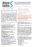 Rives Infos n°24 – janvier 2022