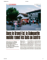 Libération – Article guinguette mobile à Puellemontier – août2024