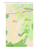 Plan boucle PR Vers la forêt Louze Rives Dervoises